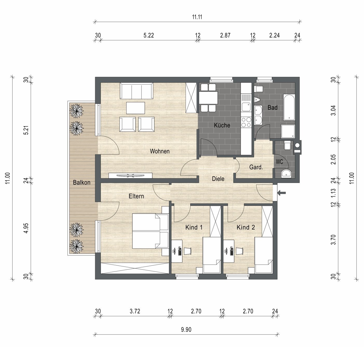 Wohnung zum Kauf 189.000 € 4 Zimmer 101,8 m²<br/>Wohnfläche 1.<br/>Geschoss Neidenstein 74933