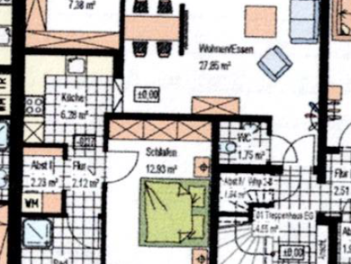 Wohnung zur Miete 700 € 3 Zimmer 70 m² EG frei ab sofort Johannesstr.15a Vechta Vechta 49377