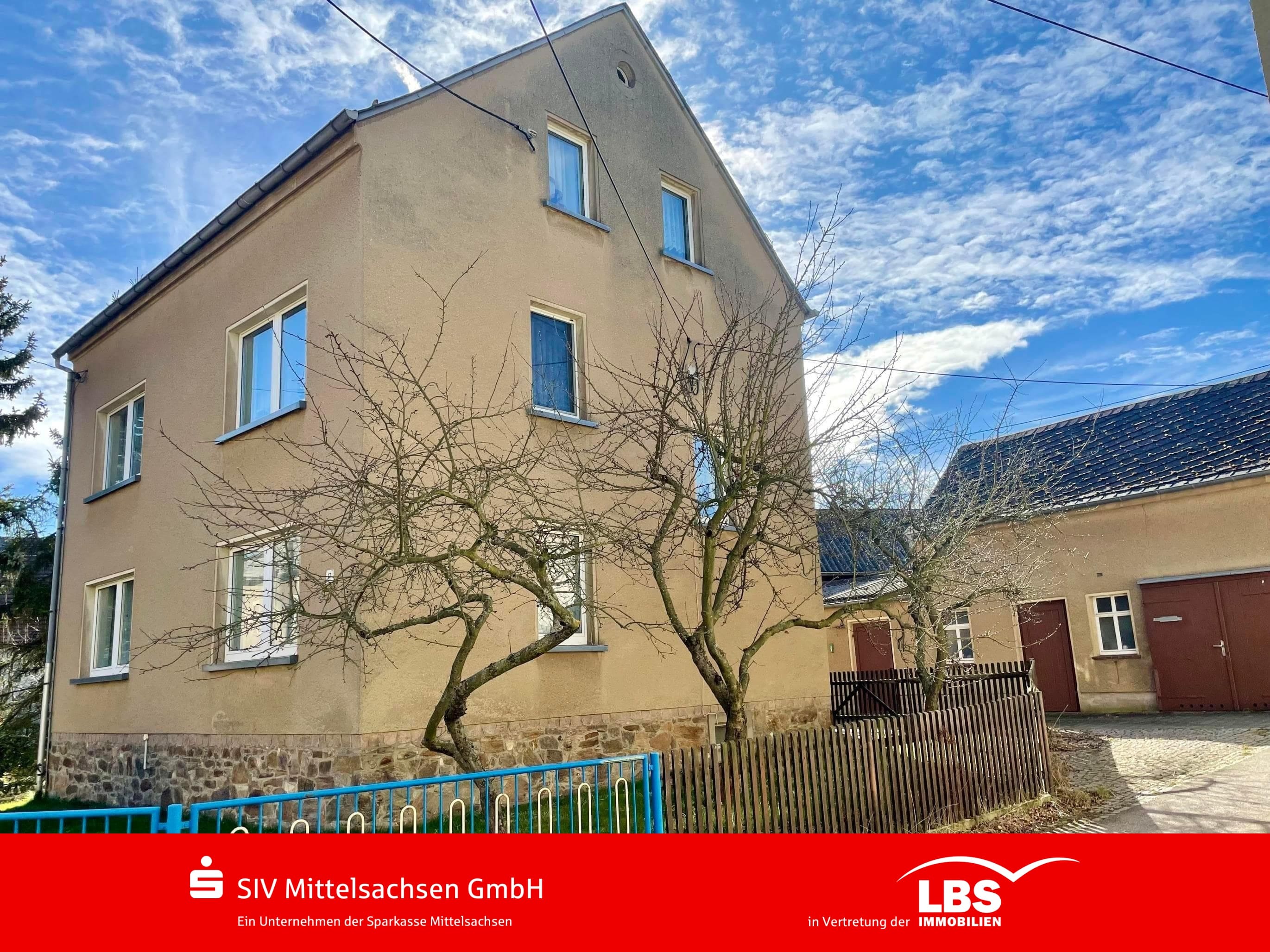 Mehrfamilienhaus zum Kauf 79.000 € 2 Zimmer 144 m²<br/>Wohnfläche 440 m²<br/>Grundstück ab sofort<br/>Verfügbarkeit Wiederau Königshain-Wiederau 09306