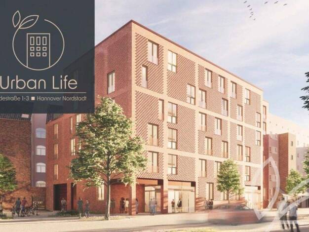 Studio zur Miete - Erstbezug 721 € 1 Zimmer 39 m² 4. Geschoss frei ab sofort Bodestrasse 1-3 Nordstadt hannover 30167