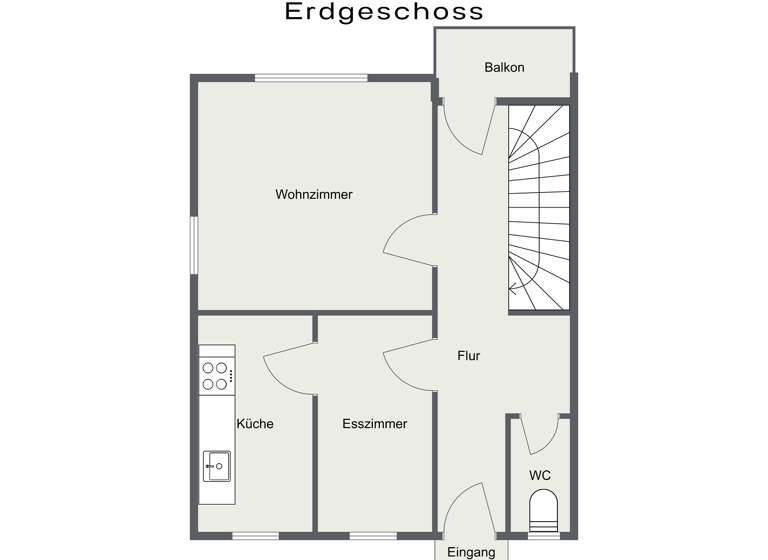 Wohnung zum Kauf 229.000 € 5 Zimmer 140 m² Stadtgebiet Sankt Georgen im Schwarzwald 78112