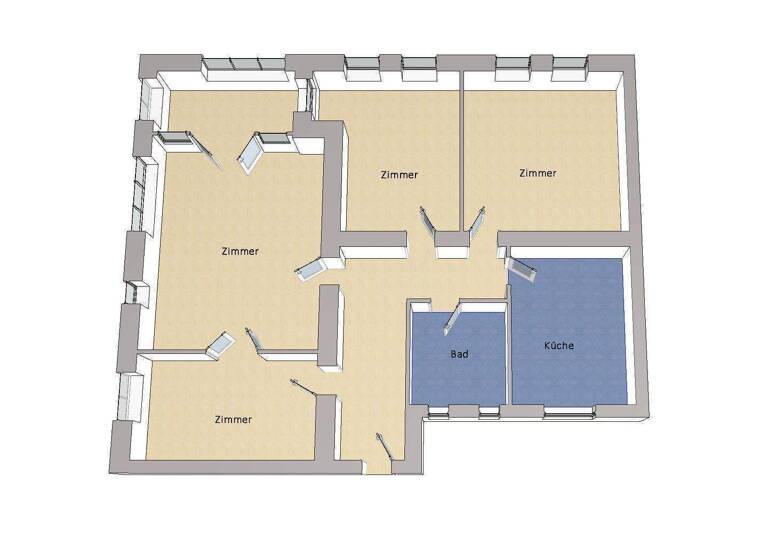 Wohnung zum Kauf 280.000 € 4 Zimmer 125 m² frei ab sofort Luckenwalde 14943