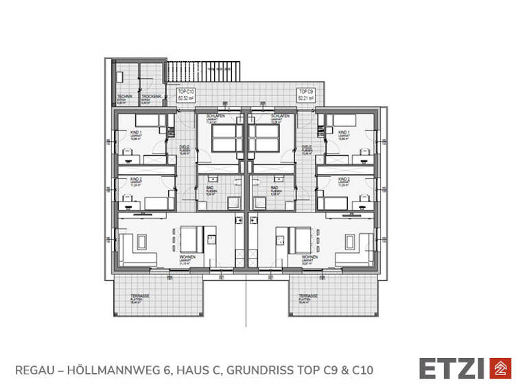 Wohnung zum Kauf - Erstbezug provisionsfrei 336.500 € 4 Zimmer 82 m² frei ab sofort Regau 4844