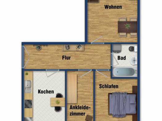 Wohnung zur Miete 310 € 3 Zimmer 62 m² Dachgeschoss Gustav-Adolf-Straße 3 Altendorf Chemnitz 09116