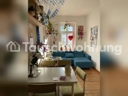 Wohnung zur Miete Tauschwohnung 500 € 4 Zimmer 80 m² 4. Geschoss Volkmarsdorf Leipzig 04315