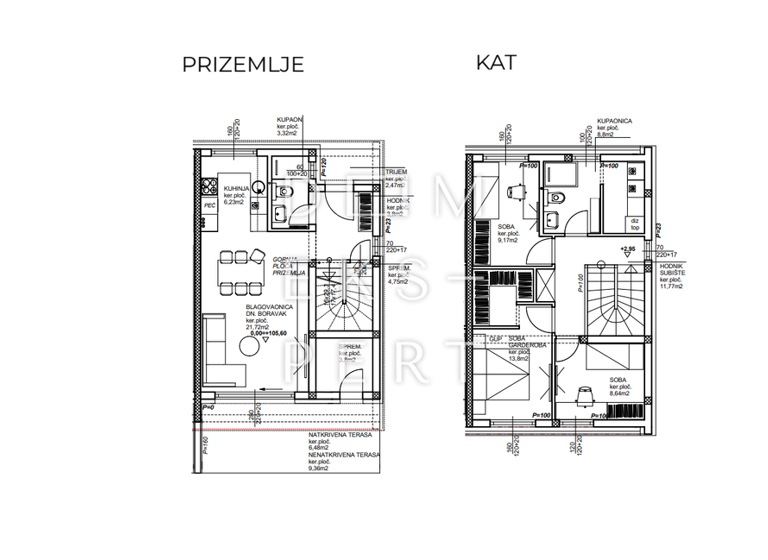 Wohnung zur Miete 1.600 € 4 Zimmer 118 m² Dugo Selo