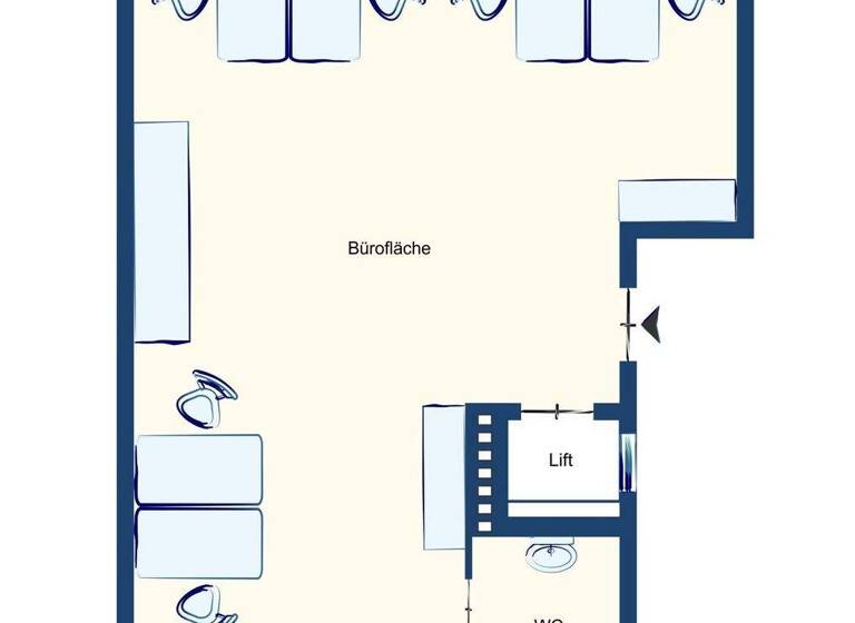 Bürofläche zur Miete 730 € 1 Zimmer 65 m² Bürofläche Bahnhofstraße 7 Bregenz 6900