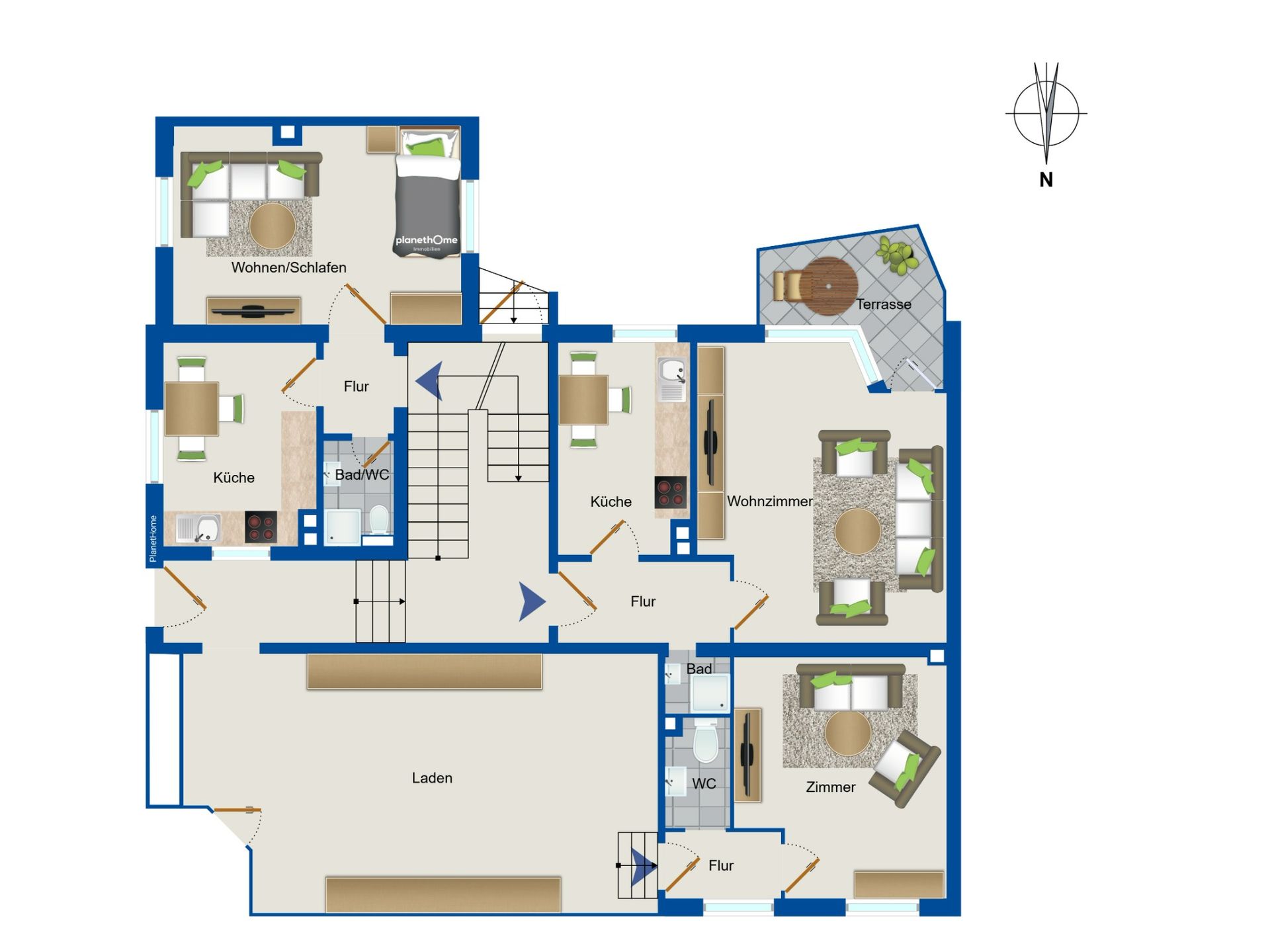 Mehrfamilienhaus zum Kauf 800.000 € 16 Zimmer 450 m²<br/>Wohnfläche 205 m²<br/>Grundstück Neustadt Hildesheim 31134