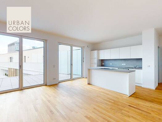 Penthouse zur Miete 2.595 € 3 Zimmer 121,4 m² 7. Geschoss frei ab 01.12.2026 Ferdinand-Happ-Straße Ostend Frankfurt am Main 60314