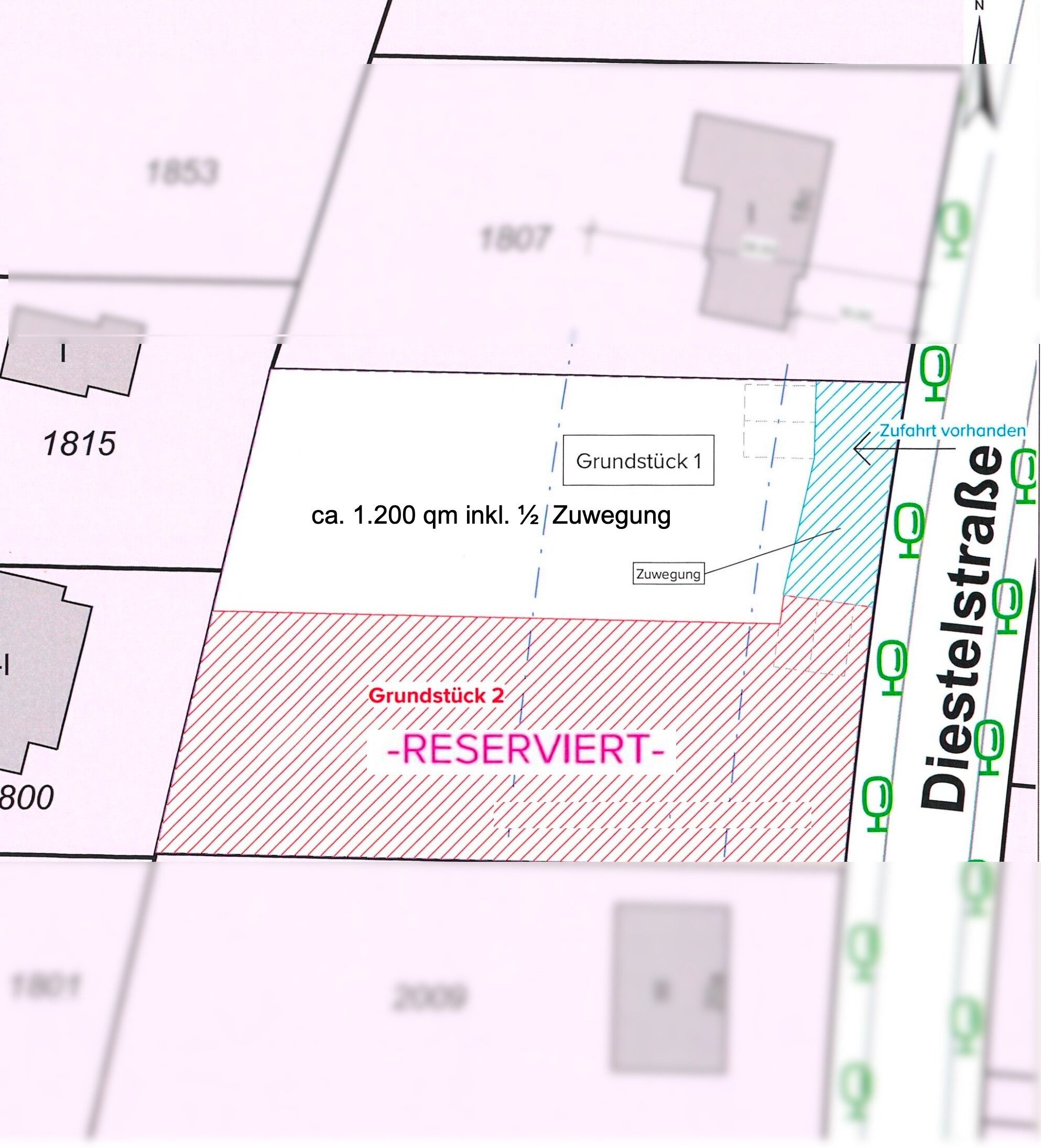 Grundstück zum Kauf provisionsfrei 875.000 € 1.200 m²<br/>Grundstück Wohldorf - Ohlstedt Hamburg 22397