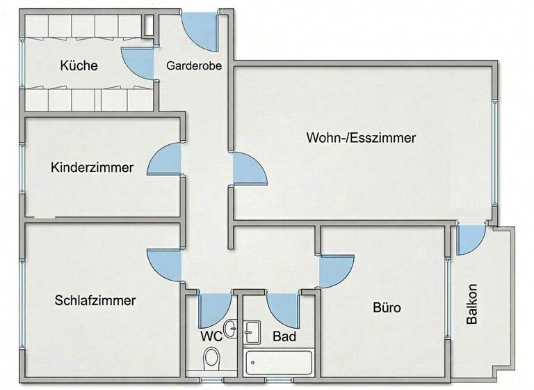 Wohnung zum Kauf provisionsfrei 289.000 € 4 Zimmer 88 m² Bartningstr. 10 Kranichstein Darmstadt-Kranichstein 64289