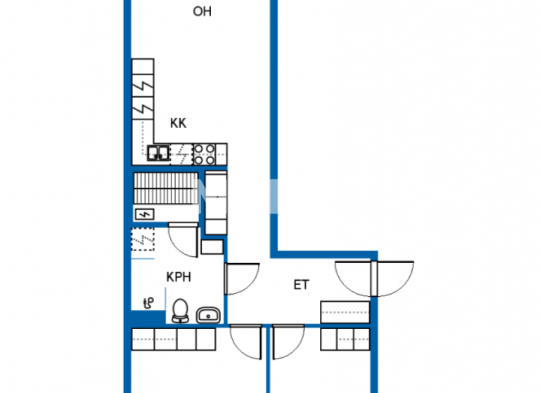 Wohnung zum Kauf 192.000 € 3 Zimmer 66,5 m² 2. Geschoss Rautatienkatu 72 Oulu 90400