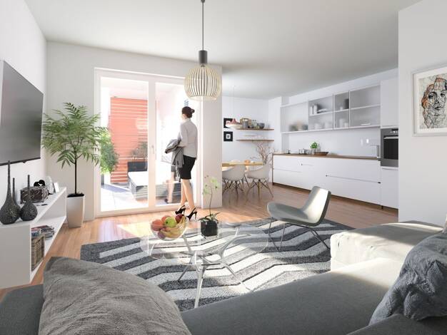 Wohnung zum Kauf - Neubau provisionsfrei 352.300 € 2 Zimmer 68,2 m² Vöhrenbacher Straße 49 Villingen Villingen-Schwenningen 78050