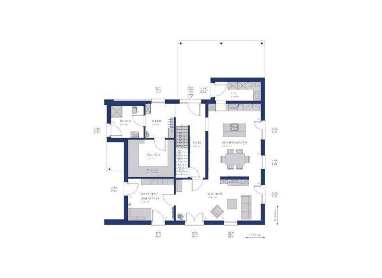 Einfamilienhaus zum Kauf provisionsfrei 584.207 € 5 Zimmer 197 m² 468 m² Grundstück Mühlingen 78357