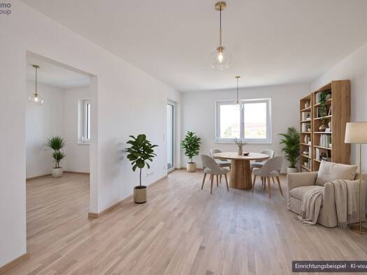 Wohnung zum Kauf - Erstbezug 284.000 € 2 Zimmer 58,3 m² 2. Geschoss Traun 4050