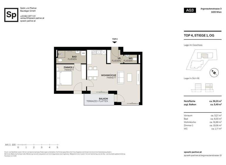 Haus zum Kauf - Erstbezug Argonautenstraße 3 Wien, Donaustadt 1220