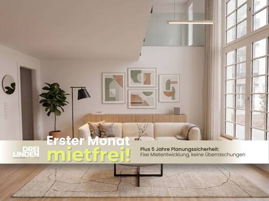 Maisonette zur Miete - Erstbezug 1.099 € 2 Zimmer 85,5 m² EG frei ab sofort Dreilindenstraße 6 Altlindenau Alt-West 04177