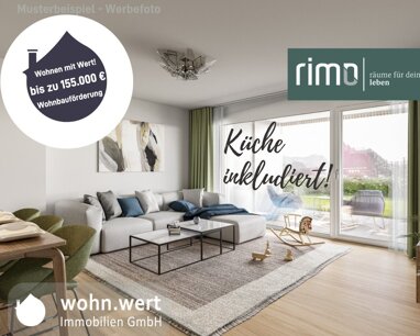 Wohnung zum Kauf 275.000 € 2 Zimmer 37,3 m² EG frei ab 01.12.2024 Kneippgasse 43 + 45 Götzis 6840