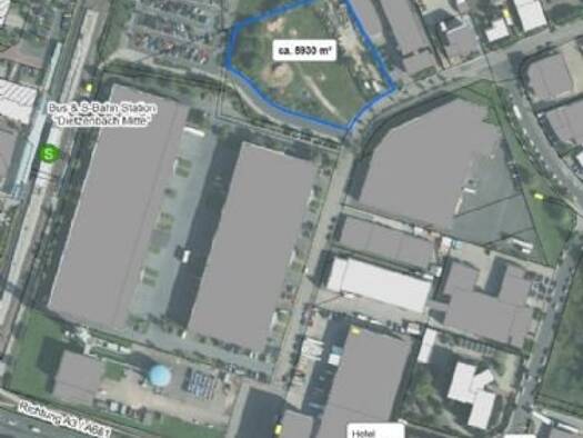 Gewerbegrundstück zum Kauf provisionsfrei 155 € 5.500 m² Grundstück Gewerbegebiet Nord - Baugebiet 3 B/3 Dietzenbach 63128