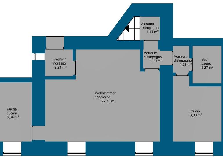 Wohnung zum Kauf 180.000 € 3 Zimmer 120 m² frei ab sofort Abbadia San Salvatore