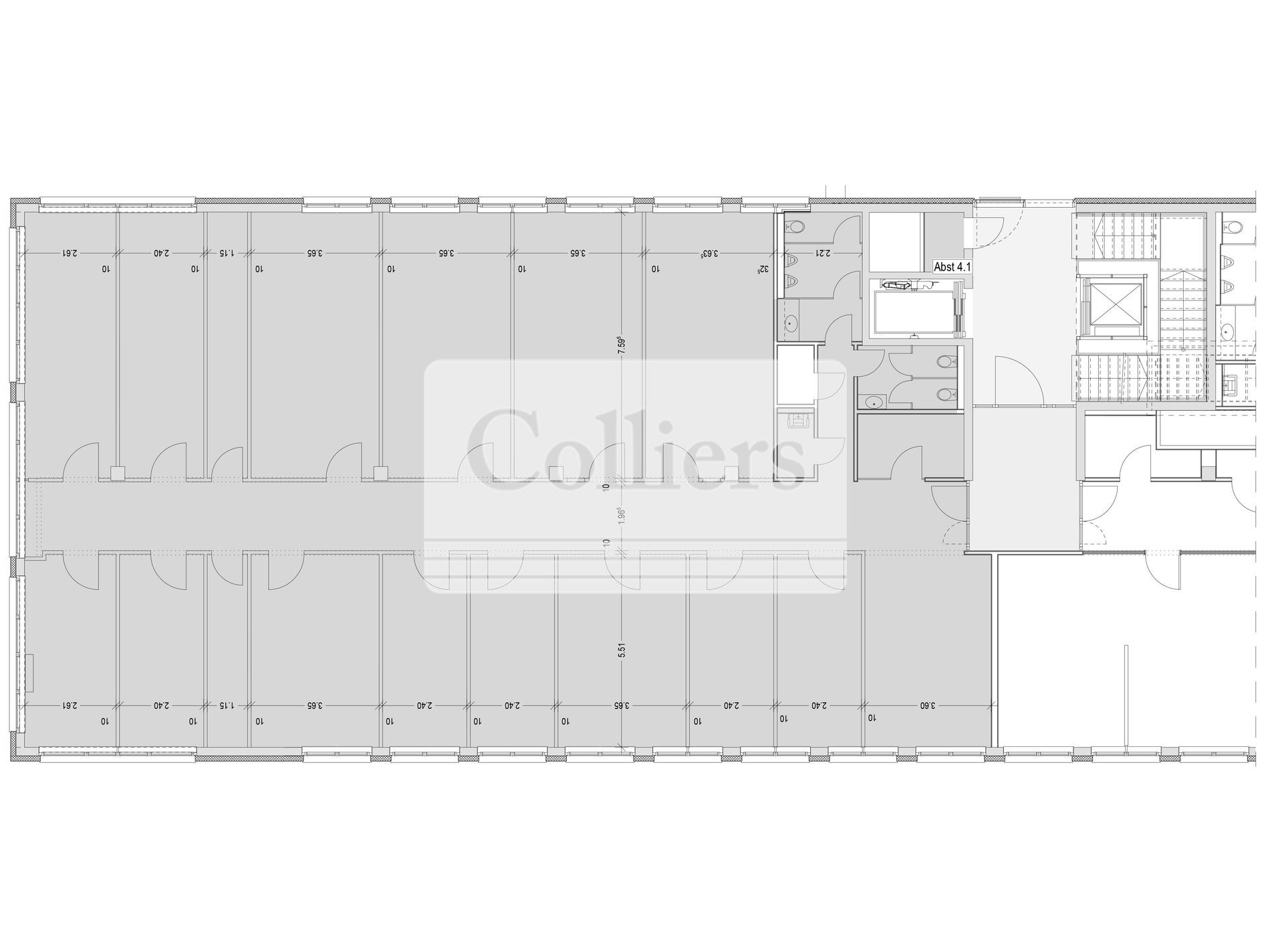 Bürofläche zur Miete 15 € 439 m²<br/>Bürofläche ab 439 m²<br/>Teilbarkeit Tullnau Nürnberg 90402