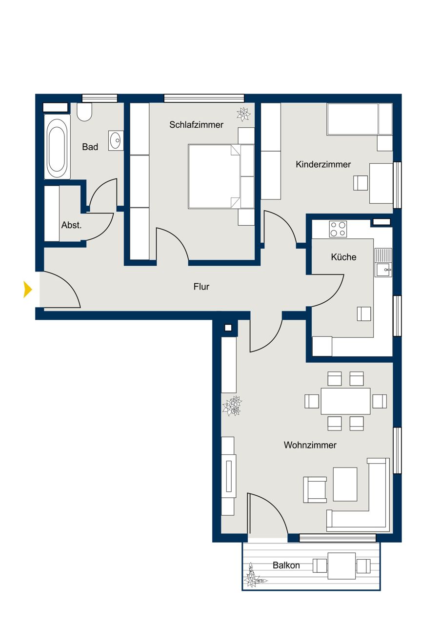 Terrassenwohnung zum Kauf 529.000 € 3 Zimmer 72 m²<br/>Wohnfläche EG<br/>Geschoss Ismaning Ismaning 85737