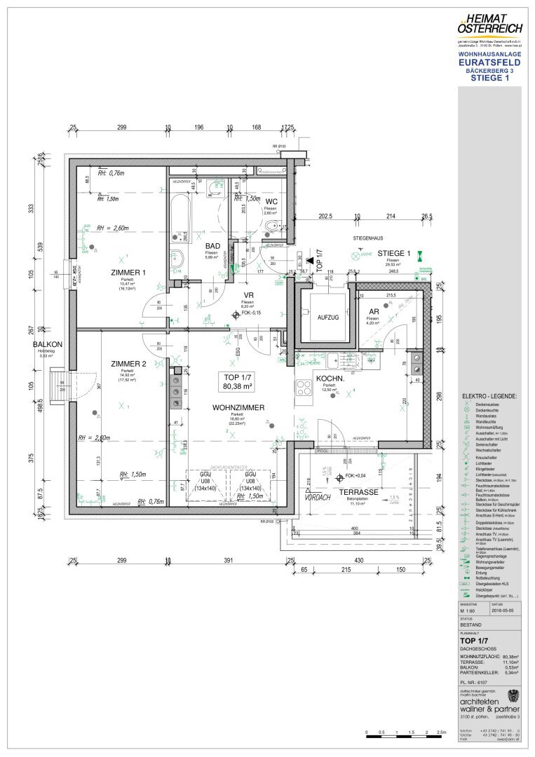 Wohnung zur Miete 941 € 3 Zimmer 80,4 m²<br/>Wohnfläche Bäckerberg Euratsfeld 3324