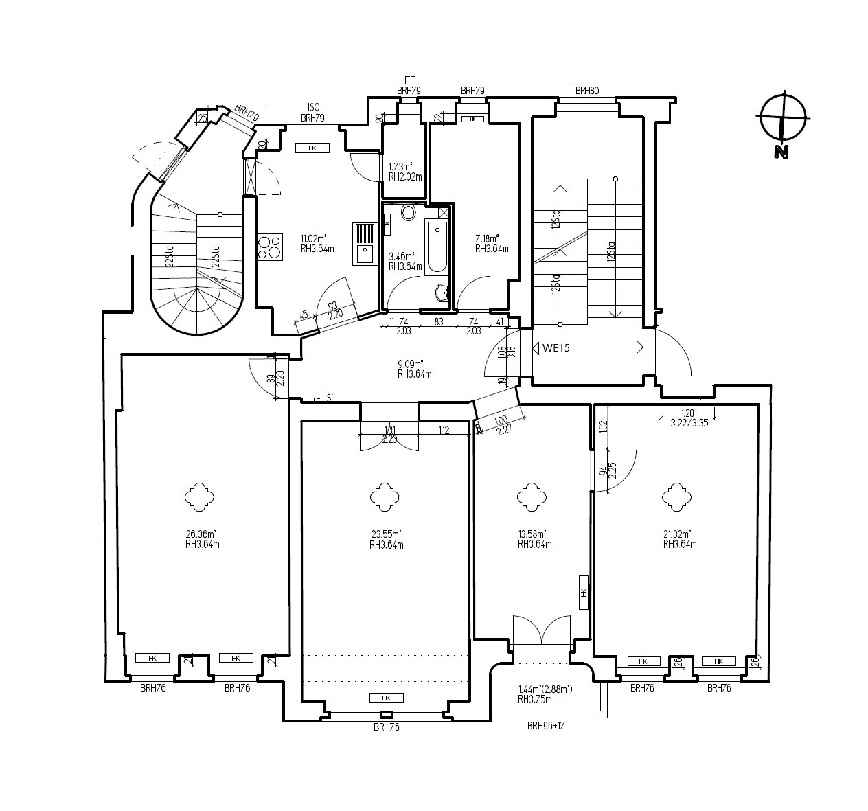 Wohnung zum Kauf provisionsfrei 540.222 € 5 Zimmer 119 m²<br/>Wohnfläche 2.<br/>Geschoss Charlottenburg Berlin 10587