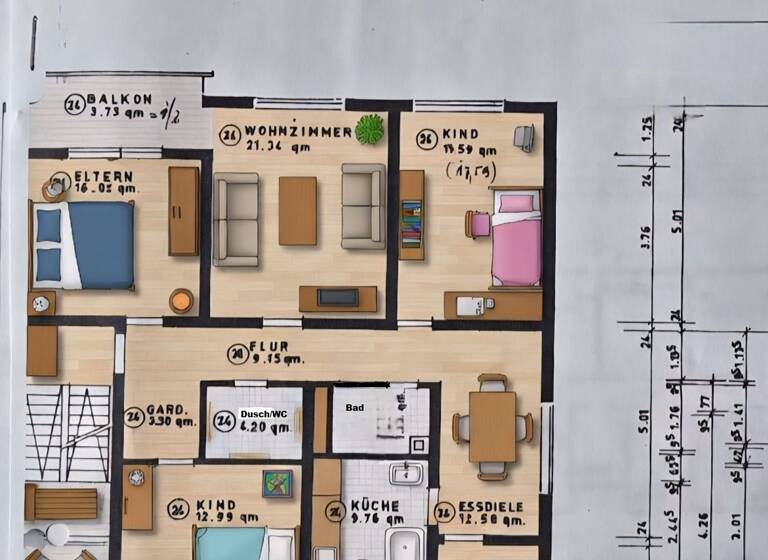 WG-Zimmer zum Kauf 420.000 € 4,5 Zimmer 111,5 m² Zollberg Esslingen am Neckar 73734