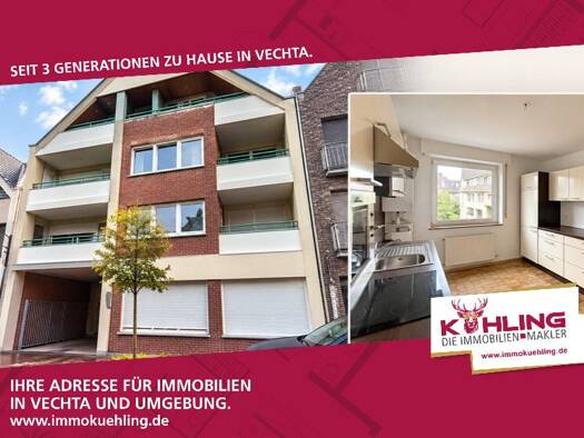 Wohnung zur Miete 650 € 3 Zimmer 71 m² 2. Geschoss Vechta Vechta 49377
