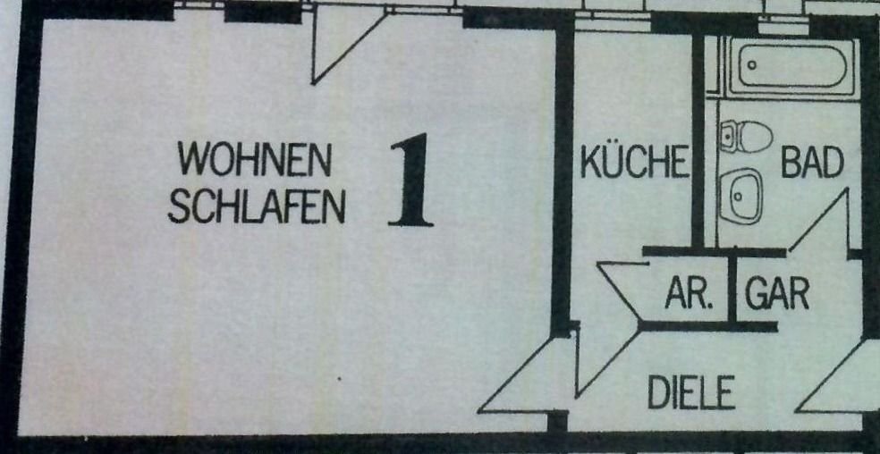 Studio zum Kauf 148.000 € 1 Zimmer 42 m²<br/>Wohnfläche EG<br/>Geschoss ab sofort<br/>Verfügbarkeit Wersten Düsseldorf 40591