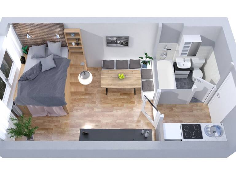 Studio zum Kauf 99.500 € 1 Zimmer 22 m² Kasernenviertel Regensburg 93053