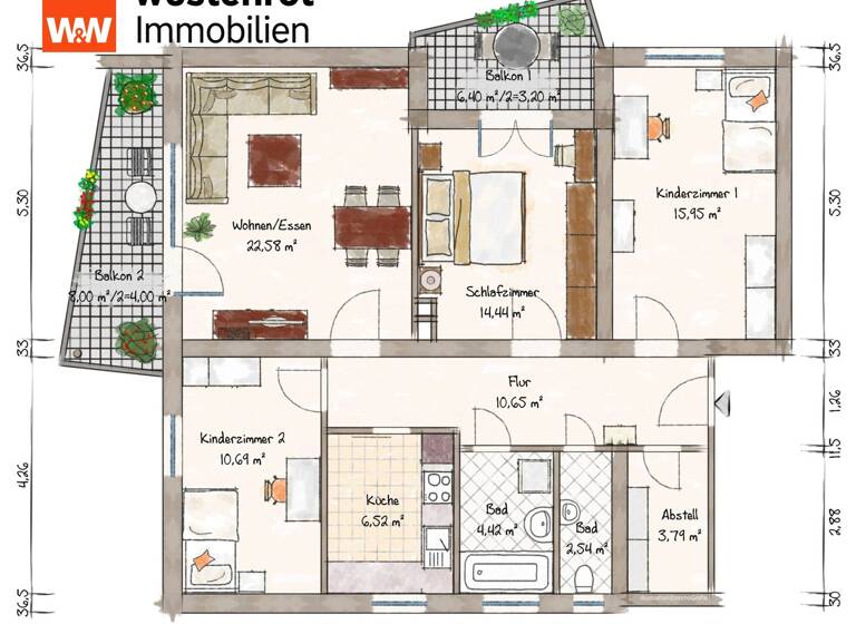 Wohnung zum Kauf 296.000 € 4 Zimmer 98,8 m² Blaichach 87544