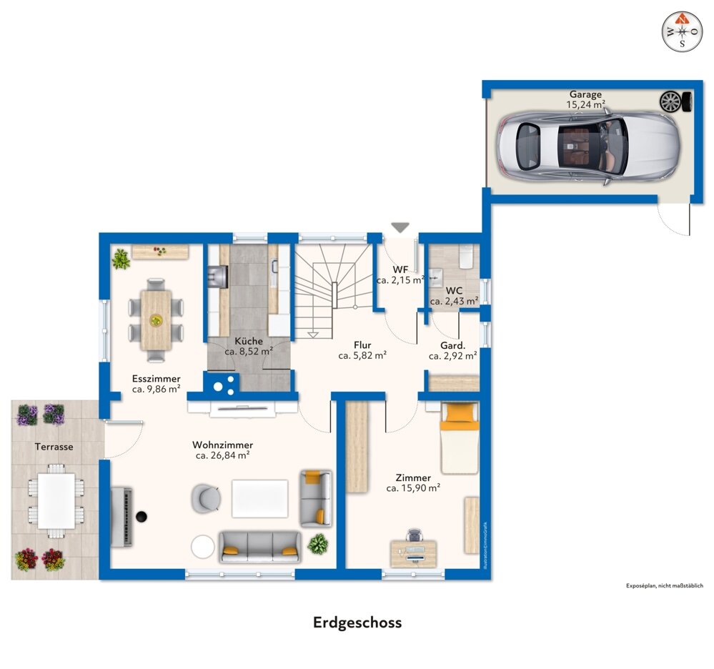 Einfamilienhaus zum Kauf 349.000 € 6 Zimmer 130 m²<br/>Wohnfläche 549 m²<br/>Grundstück Kreideberg Lüneburg 21339