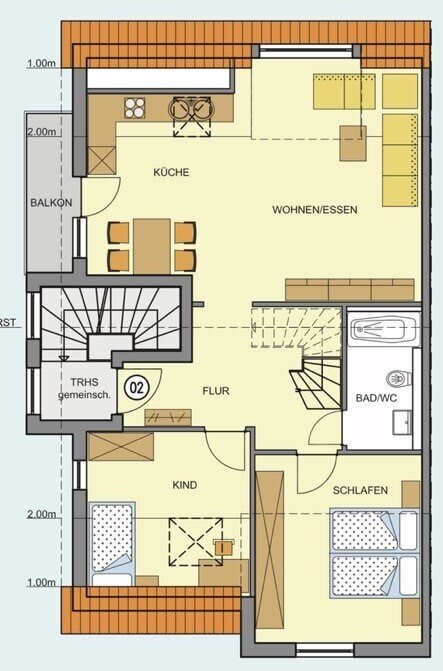 Wohnung zur Miete 730 € 3,5 Zimmer 68 m²<br/>Wohnfläche ab sofort<br/>Verfügbarkeit Buchen Buchen (Odenwald) 74722