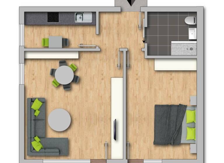 Wohnung zum Kauf 160.000 € 2 Zimmer 1. Geschoss Bad Ischl 4820