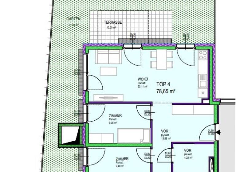 Wohnung zum Kauf 465.337 € 4 Zimmer 79 m² Groß-Enzersdorf 2301