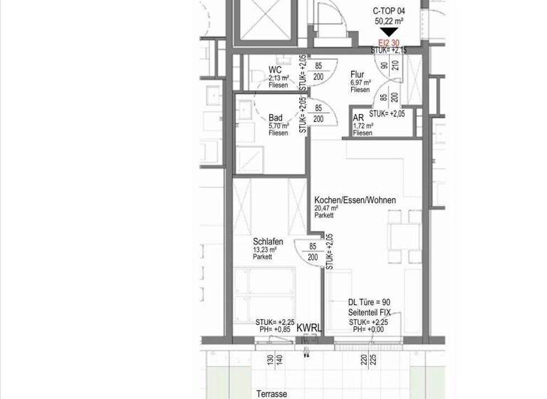 Wohnung zum Kauf - Erstbezug 263.000 € 50,2 m² EG Langholzfeld 4061