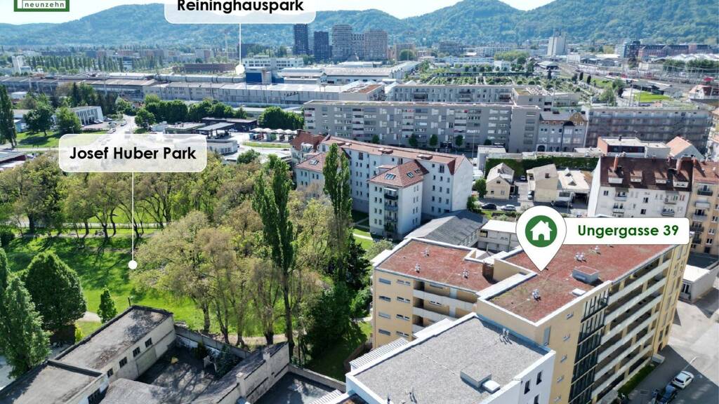 Wohnung zur Miete 484 € 2 Zimmer 43 m² 4. Geschoss frei ab 01.07.2026 Ungergasse 39 Gries Graz 8020