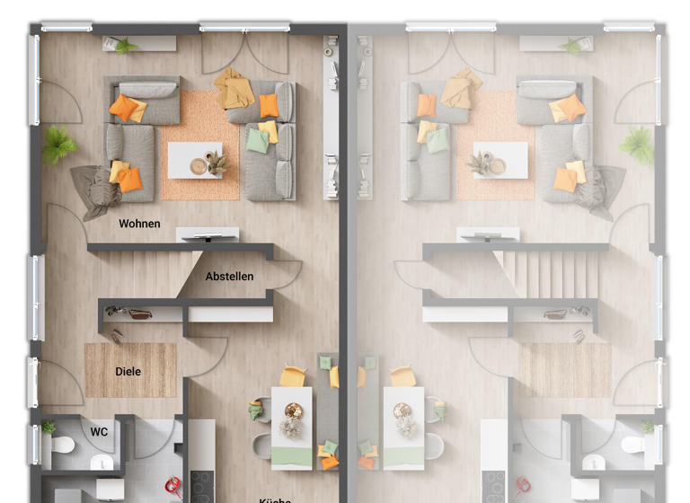 Mehrfamilienhaus zum Kauf - Erstbezug provisionsfrei als Kapitalanlage geeignet 655.180 € 10 Zimmer 284,5 m² 959 m² Grundstück Kulmbacher Straße 57 Bad Berneck Bad Berneck im Fichtelgebirge 95460