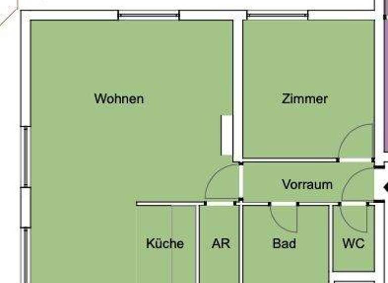 Wohnung zur Miete 610 € 2 Zimmer 58 m² Lochau 6911