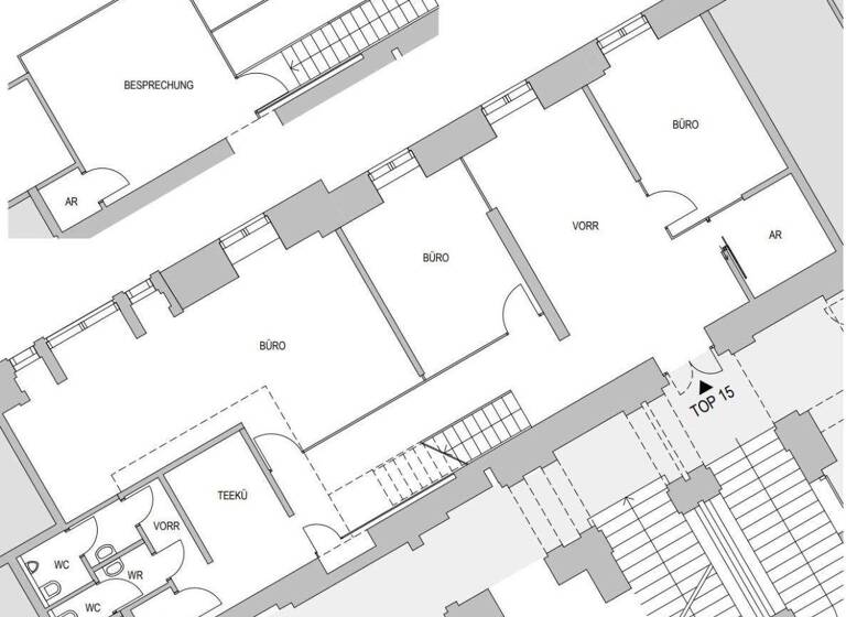 Bürofläche zur Miete 3.277 € 4 Zimmer 164 m² Bürofläche Wien 1010