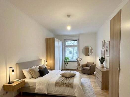 Wohnung zur Miete 1.450 € 2 Zimmer 73 m² Geschoss 1/4 frei ab sofort Bornheim Frankfurt am Main 60389