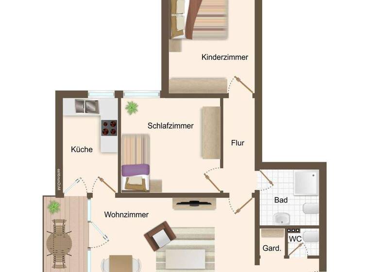 Wohnung zum Kauf 189.000 € 3 Zimmer 79 m² Wehr 79664