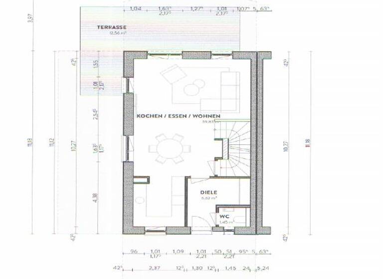 Reihenendhaus zur Miete 1.500 € 5 Zimmer 150 m²<br/>Wohnfläche 150 m²<br/>Grundstück 01.07.2025<br/>Verfügbarkeit Egglfing Köfering 93096