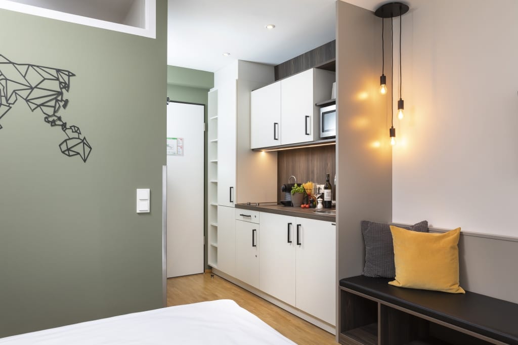 Wohnung zur Miete Wohnen auf Zeit 2.103 € 1 Zimmer 20 m²<br/>Wohnfläche ab sofort<br/>Verfügbarkeit Luitpoldstraße Markgrafenstadt Erlangen 91054