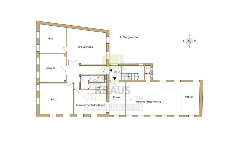Bürofläche zur Miete provisionsfrei 17 € 5 Zimmer 290,7 m² Bürofläche teilbar ab 290,7 m² Altstadt Heidelberg 69117