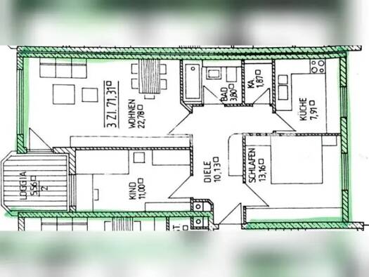 Wohnung zur Miete Tauschwohnung 1.100 € 3 Zimmer 72 m² 1. Geschoss Untergiesing-Harlaching München 81543