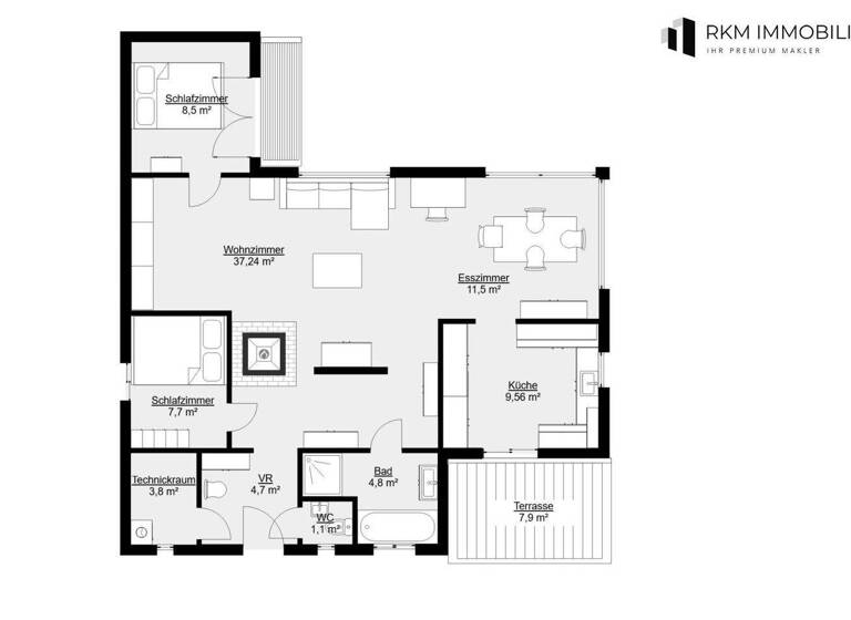 Bungalow zum Kauf 625.000 € 3 Zimmer 92 m² 687 m² Grundstück Sulz im Wienerwald 2392