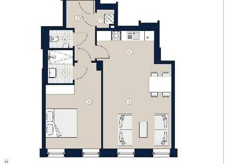 Wohnung zum Kauf - Erstbezug 330.150 € 2 Zimmer 57,9 m² Meißnergasse Wien 1220